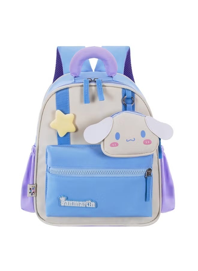 【School Season】Cartoon Children's Backpack Cute Doll Pendant Kindergarten Backpack Lightweight Reducing Burden Student Backpack