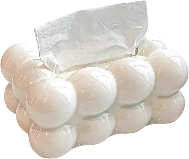 White Rabbit Design Tissue Box For Home And Office Child Friendly Decorative - Image 1