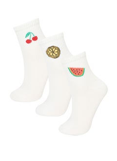 Woman Mid Cut Socks - 3 Pack