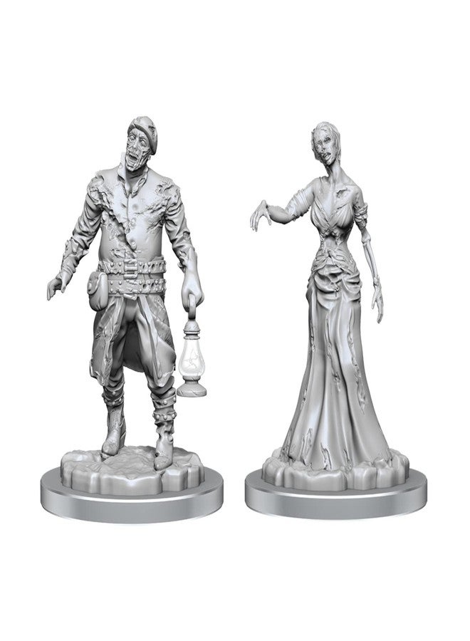 Dungeons & Dragons WizKids Deep Cuts Unpainted Miniatures: Zombies WZK 90532