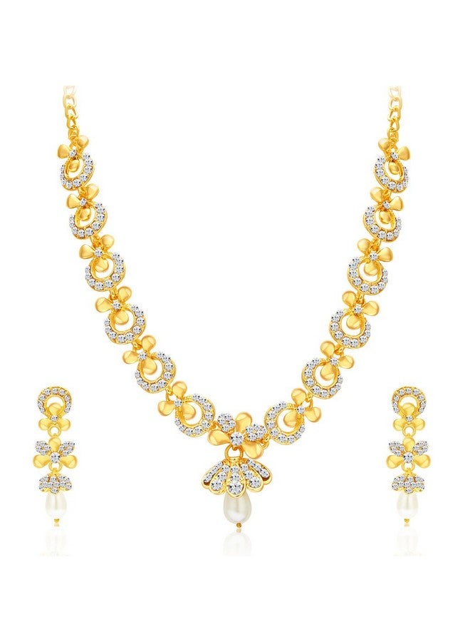 سوكهي طقم قلادات سوخي المطلية بالذهب اللامع للنساء - Image 1