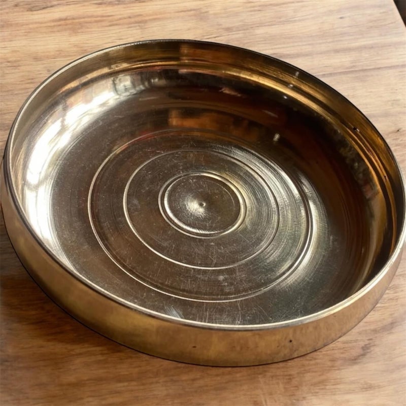 GBW Pure Kansa Bronze Bowl, Traditional Pure Bronze Katora, 350ml Capacity Kansi ki katori katori piliya jaundince kanse ka bela kansa bela - Image 4