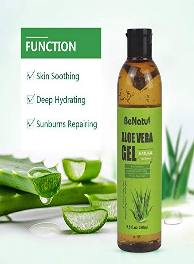 benatu Era Gel For Face And Hair(8.8 Fl Oz), 100% Pure Plant Fresh Extract, Facial Moisturizer For Sunburn Relief, Ance, Skin Care - By Benatu - Image 4