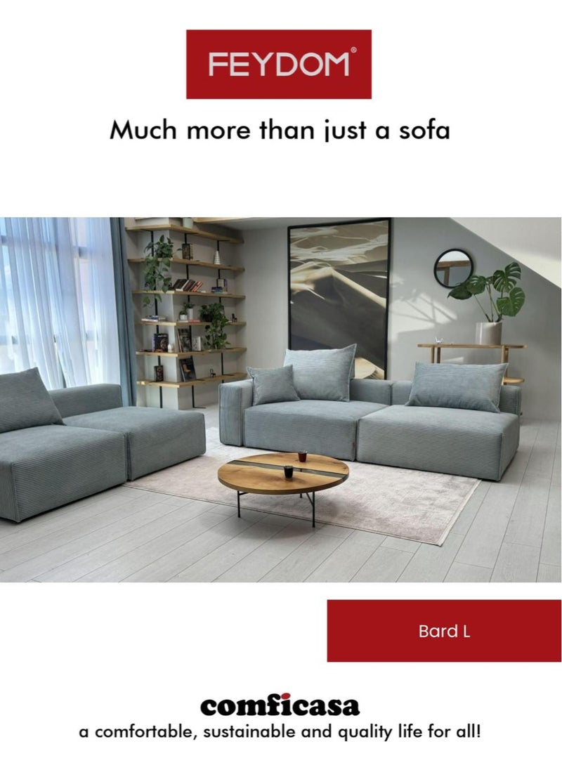 COMFICASA - FEYDOM BARD L Modular Sofa : Dhalia Pearl - Image 1