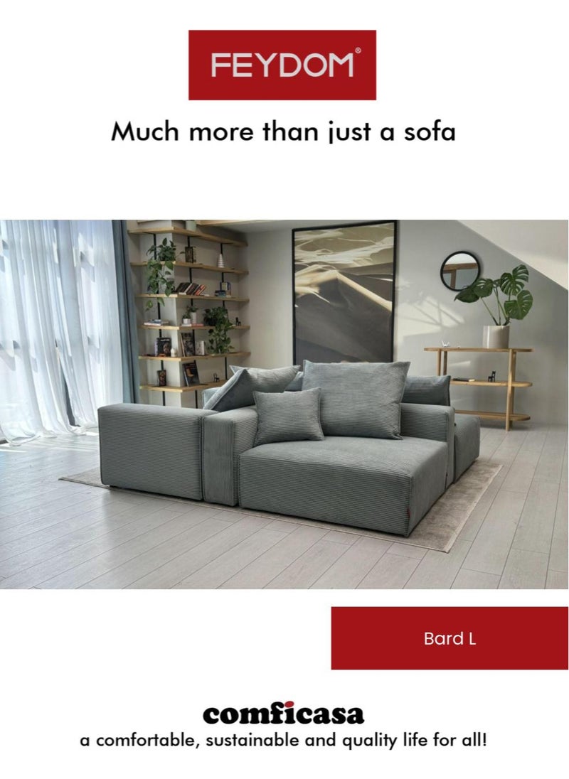 COMFICASA - FEYDOM BARD L Modular Sofa : Dhalia Pearl - Image 1