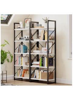 Gogoya 5 Tier Bookshelf Tall Bookcase Shelf Storage Organizer Modern Book Shelf for Bedroom Living Room and Home Office  - Image 3