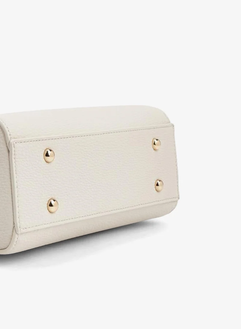 Le Confort BEIGE Scarf Accent Tote Bag With Detachable Strap for Women | Best Price UAE