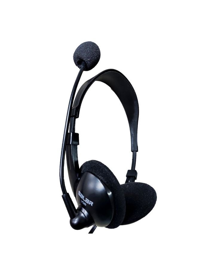 BURAQ Salar V58 Headset Headphone 3.5mm Game Microphone Headset(Single Plug)  - Image 2