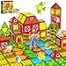 GobiDex Magnetic Tiles with Farm Animals Building Blocks STEM Sensory Toys for Indoor Outdoor and Travel Play Educational Magnet Toy Gift for Preschool Kids Ages 35 48 - Image 2
