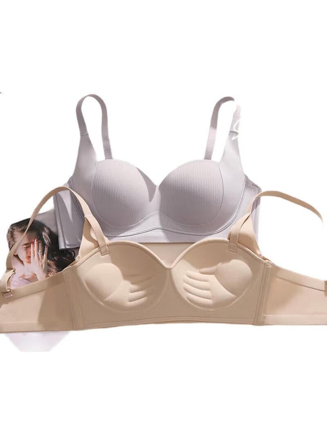 Liberal Free Series Women'S Push-Up Bra, Lift And Support For Small Bust, Anti-Sagging, Seamless, Breathable, Push-Up Cup - Image 1