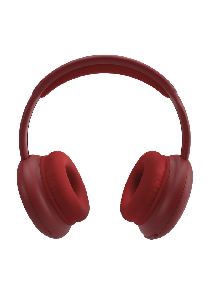 Premium Wireless Headphone with soft ear cushions and built-in microphone, Adjustable wireless headphones, 16 hours of battery life on one charge integrated control for music and calls maximum comfort