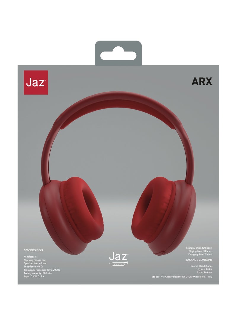Premium Wireless Headphone with soft ear cushions and built-in microphone, Adjustable wireless headphones, 16 hours of battery life on one charge integrated control for music and calls maximum comfort