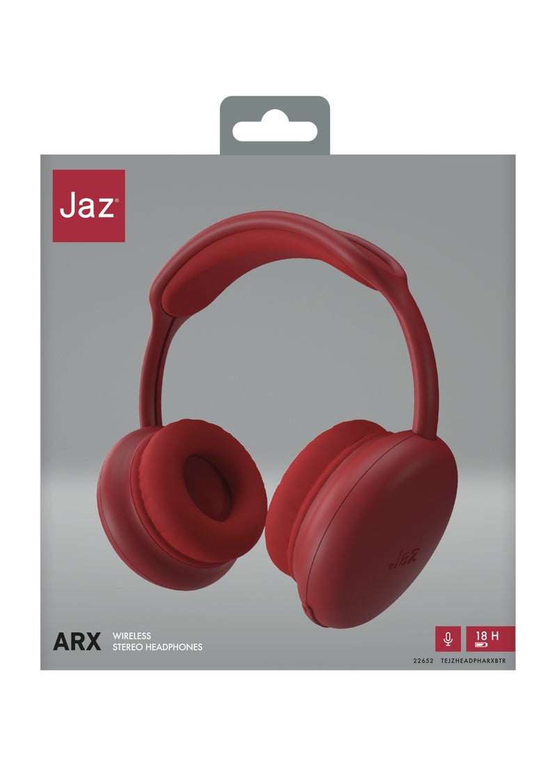 Premium Wireless Headphone with soft ear cushions and built-in microphone, Adjustable wireless headphones, 16 hours of battery life on one charge integrated control for music and calls maximum comfort