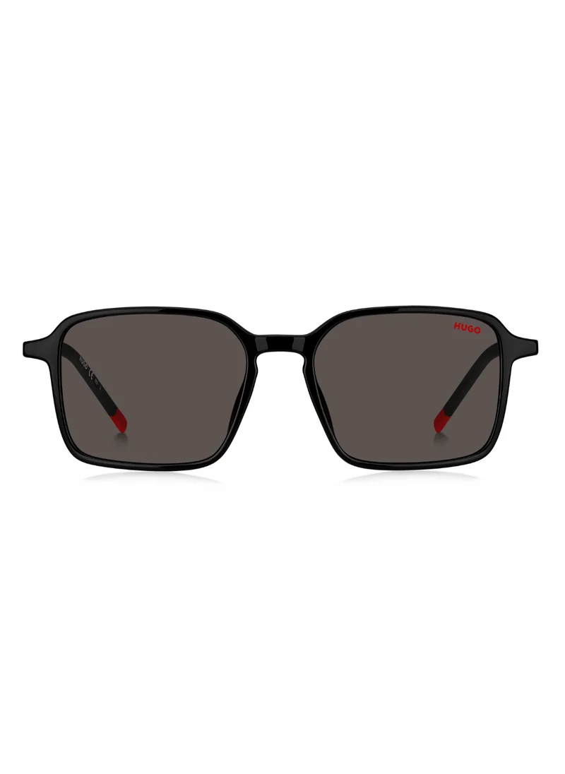 HUGO Men's UV Protection Sunglasses Hg 1228/S Black 43 - Lens Size: 53 Mm