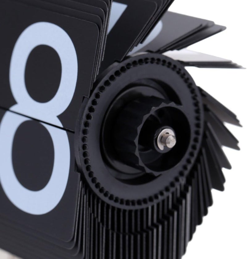 Ostin ساعة أوستين واي فاي بتصميم ريترو عرض التاريخ والوقت التلقائي ساعة كهربائية ساعة منزلية لقاعة المعيشة بدون بطارية - Image 5