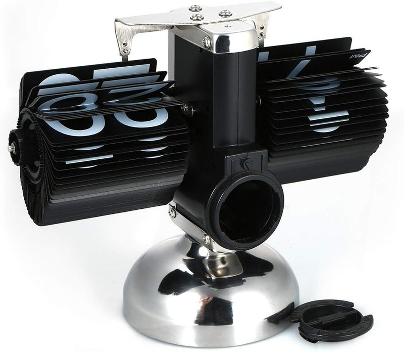 Ostin ساعة أوستين واي فاي بتصميم ريترو عرض التاريخ والوقت التلقائي ساعة كهربائية ساعة منزلية لقاعة المعيشة بدون بطارية - Image 4