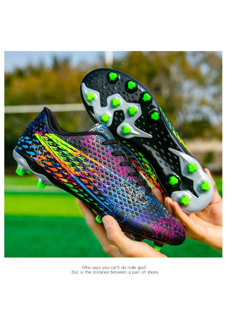 SKT Shiketro Men's soccer cleats for outdoor indoor professional youth boys soccer cleats unisex soccer cleats. - Image 3