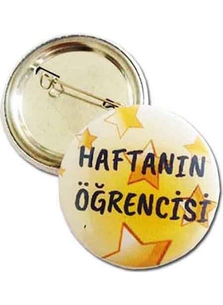 Hediye Panayırı - Gift Fair Student of the Week Badge 20's - Image 1