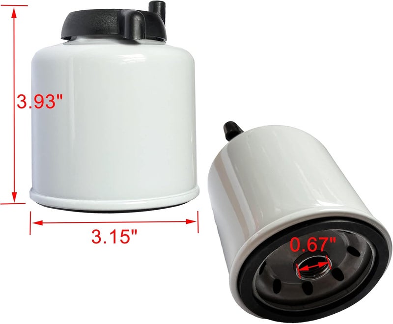 LeleoCar 6667352 Fuel Filter Water Separator - 2 Pcs for Bobcat Equipment - Image 3