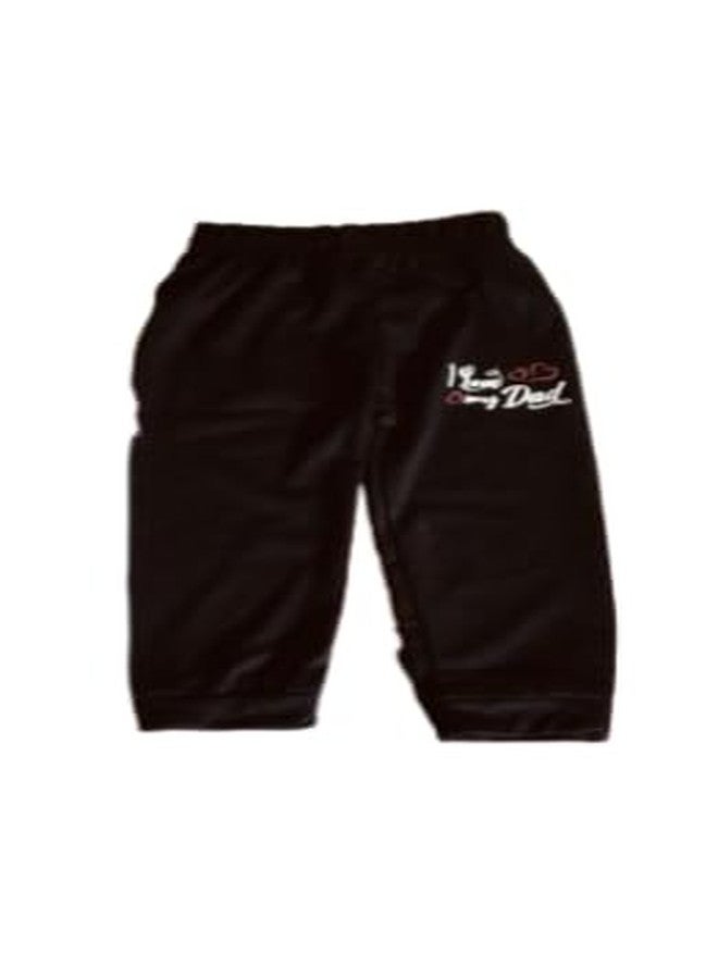 SKMODEL STYLISH Baby Cotton Outfit Set, Long Sleeve T-Shirt with 'I Love My Mom' Print and Pants, Black, 2 Piece (Baby, Black, 3 Year-4 Year) - Image 4