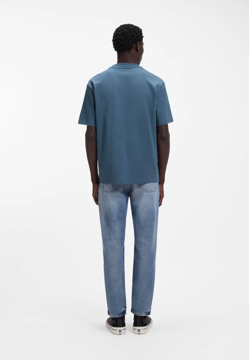 HUGO Relaxed-fit T-shirt in cotton with logo print