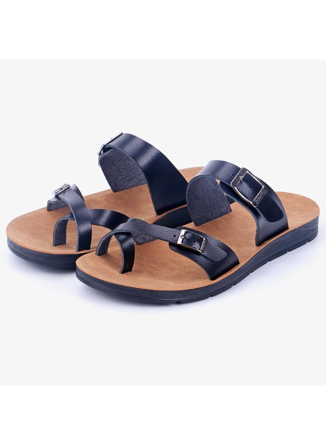 NIBEMINENT Women's Shoes Cork Slippers Women's Summer Wear Fashion Slip Toe Women's Sandals Lovers Soft Bottom Flip Flop  - Image 1
