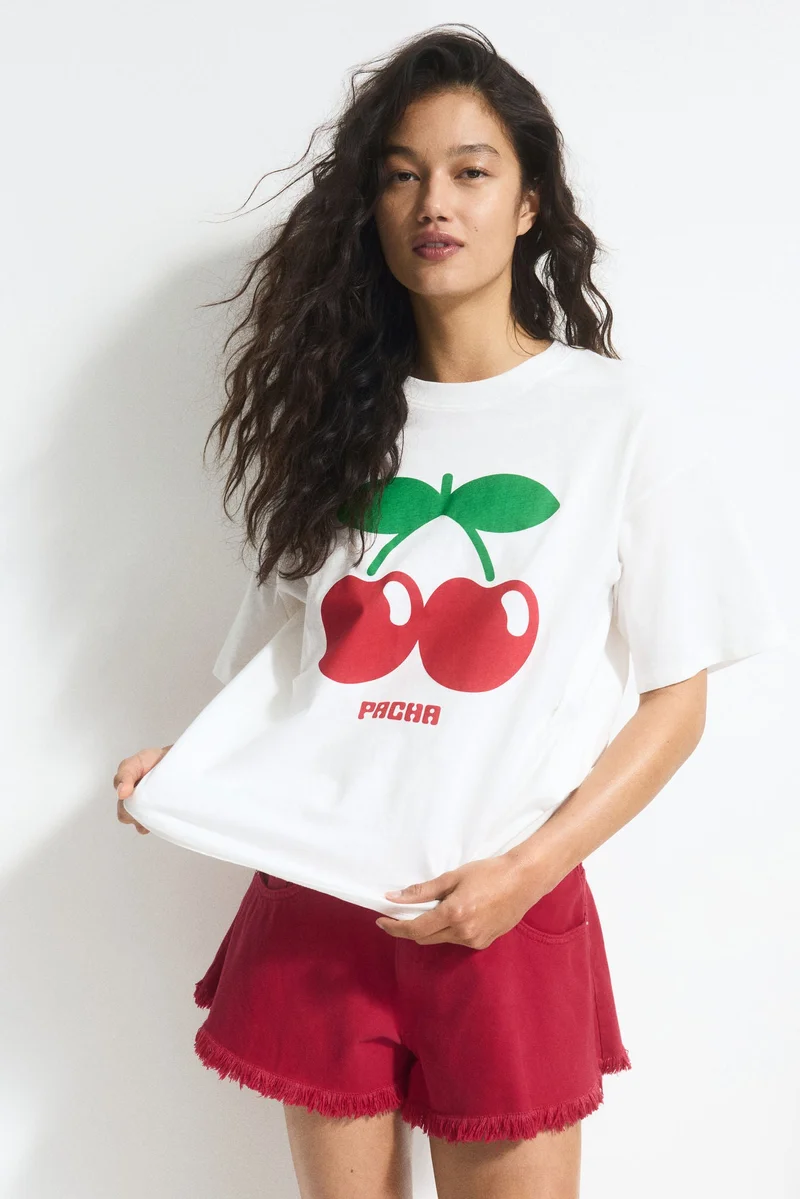 H&M Oversized printed T-shirt