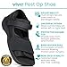 Vive Post Op Shoe Lightweight Medical Walking Boot with Adjustable Strap Orthopedic Recovery Cast Shoe for Post Surgery Fractured Foot Injured Toes Stress Fracture Sprains Left or Right Foot - Image 4