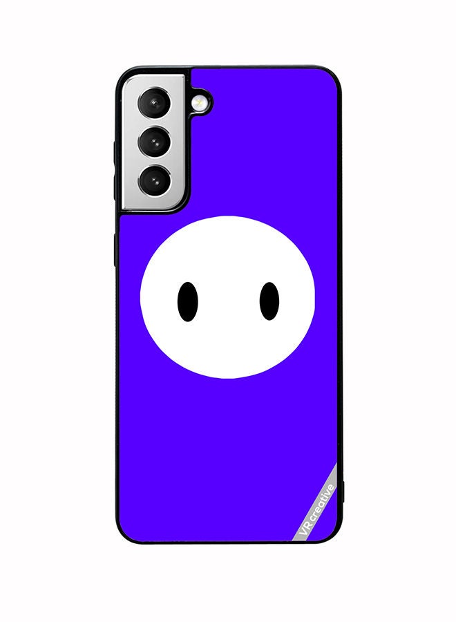 VR CREATIVE Protective Case Cover For Samsung Galaxy S22 5G Face Fall Guys Design Multicolour - Image 1