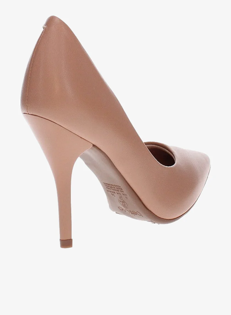 Beira Rio Nude Low Heels Pump for Women – Elegant Office Heel Shoes & Classic Pumps for Girls for Women | Best Price UAE