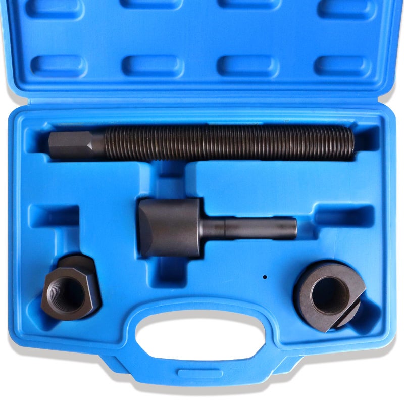 Fumrtcy Dual Wheel Separator Tool Kit Heavy Duty OnePiece Pusher Wheel Hub Removal Tool for Truck Bus Van Trailer Carbon Steel Ball Bearing Driven 3Piece Set with Storage Case