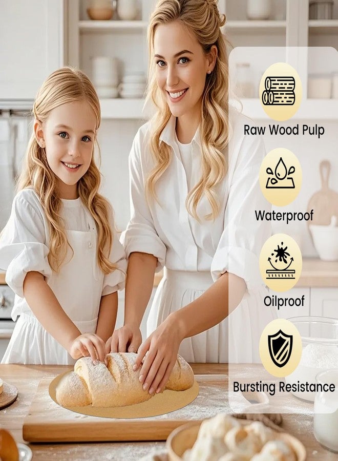 TROUSKAIG 100pcs 9 inch Parchment Paper Rounds, Heavy Duty Unbleached Parchment Paper Sheets for baking, Precut Brown Non-Stick liners for Cake Pan, Steaming, Air Fryer, Non-Stick Liners for Cooking - Image 3