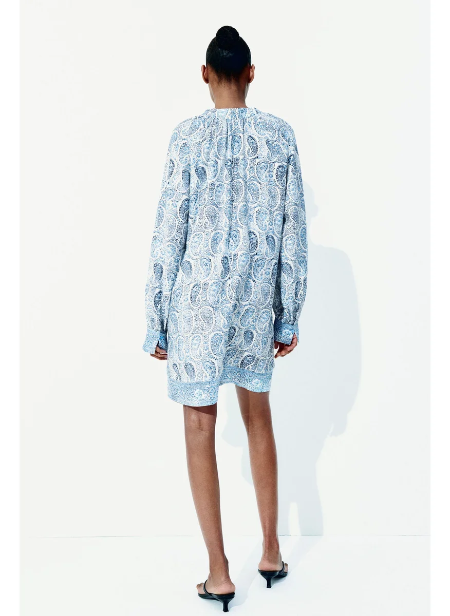 H&M Tie-Belt Tunic Dress