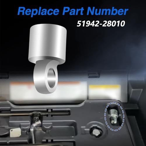 KPALAG Stainless Steel Spare Wheel Handle CNC Spare Tire Socket Tool Compatible with Toyota Lexus Highlander Sienna Replace#: 51942-28010 - Image 5