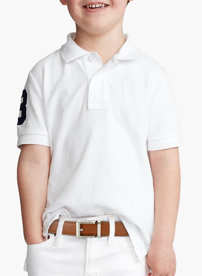 تشاورين حزام أطفال من تشاورين، حزام جلدي للأولاد، قابل للتعديل 1.25 بوصة، مناسب للإطلالات الكاجوال والرسمية - Image 2