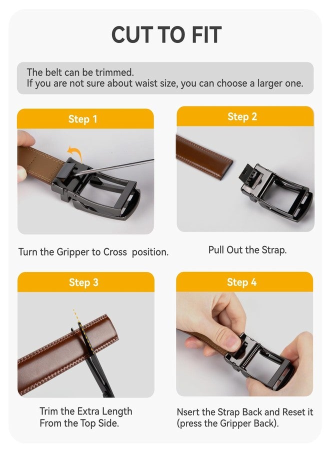 تشاورين حزام أطفال من تشاورين، حزام جلدي للأولاد، قابل للتعديل 1.25 بوصة، مناسب للإطلالات الكاجوال والرسمية - Image 5