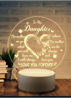 Colorful Artificial Daughter Birthday Gift Ideas Daughter Gifts from Daughters Night Light  Birthday Gifts for Daughters from Daughters Back to School Gifts for Daughter Wedding Gifts for Daughter
