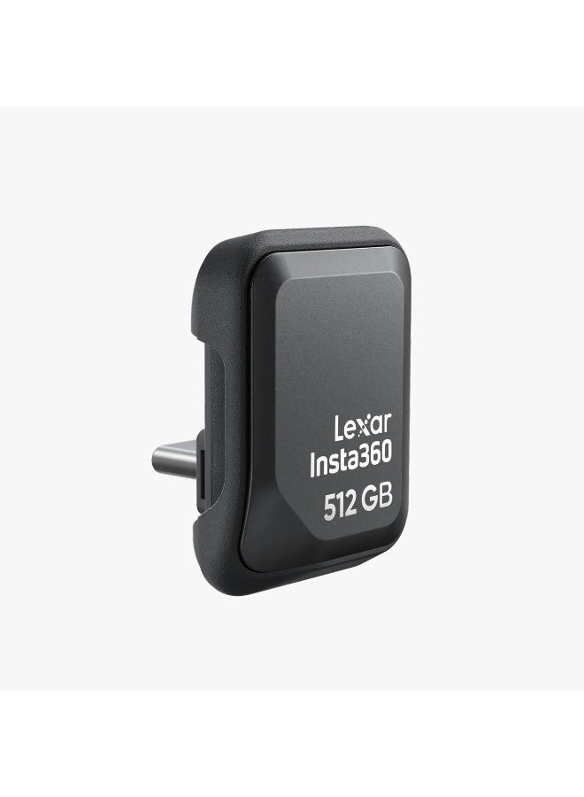 Insta360 Lexar 512GB Portable SSD Quick Reader – 420MB/s High-Speed External Storage, Compact & Lightweight, Compatible with Insta360 X5, Ace Pro 2 & X4 Air - Image 2