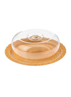 Dania Cake plate with glass with plastic cover 30 cm  - Image 1