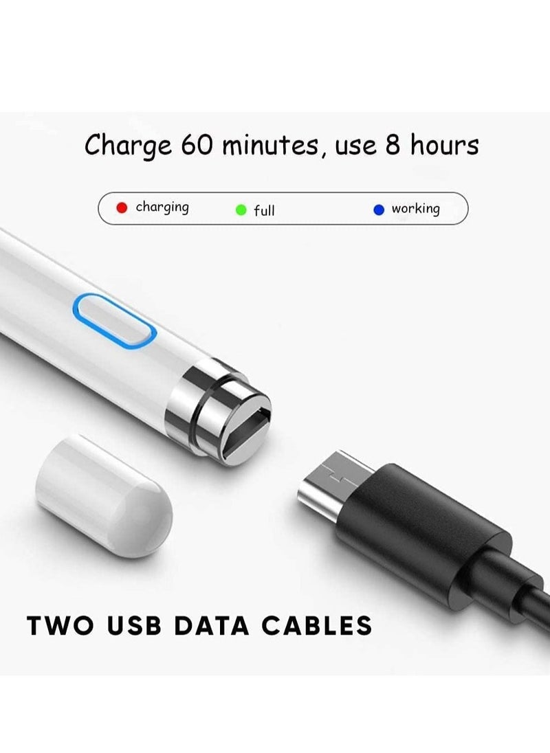 Generic - Stylus Pen Touch Screen Pencil: Active Stylus Pens Compatible for Apple iPhone iPad HP DELL Tablet Phone Laptop Chromebook Kindle Fire - Fine Point Digital Capacitive Drawing Pencil - Image 1