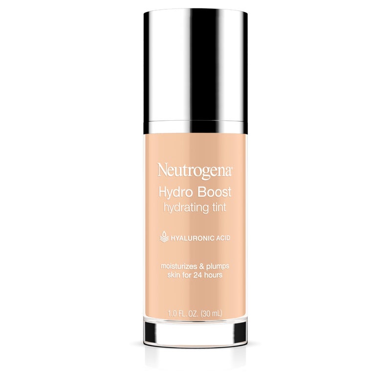 Neutrogena Hydro Boost Hydrating Tint Foundation Makeup for Dry Skin, with Hyaluronic Acid, Lightweight Oil-Free Water Gel, Non-Comedogenic 10 Classic Ivory, 1.0 fl. oz - Image 1