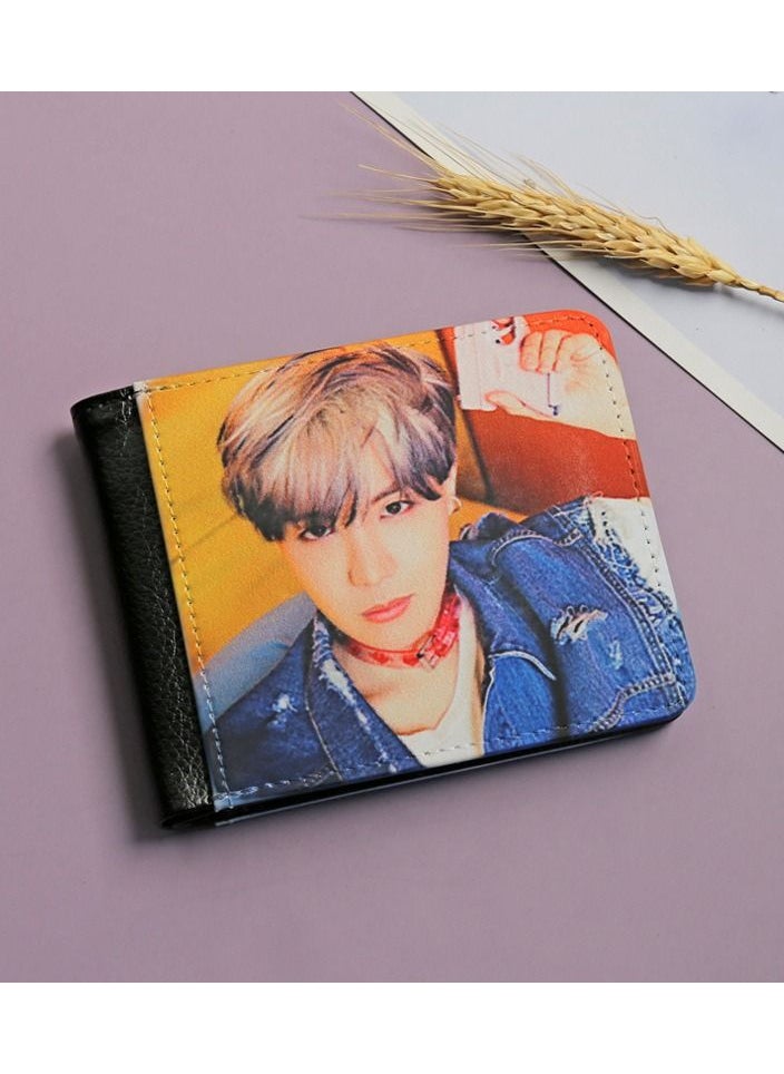 NIBEMINENT - BTS Team member J HOPE Wallet Butter Album Elements PU Purse - Image 1