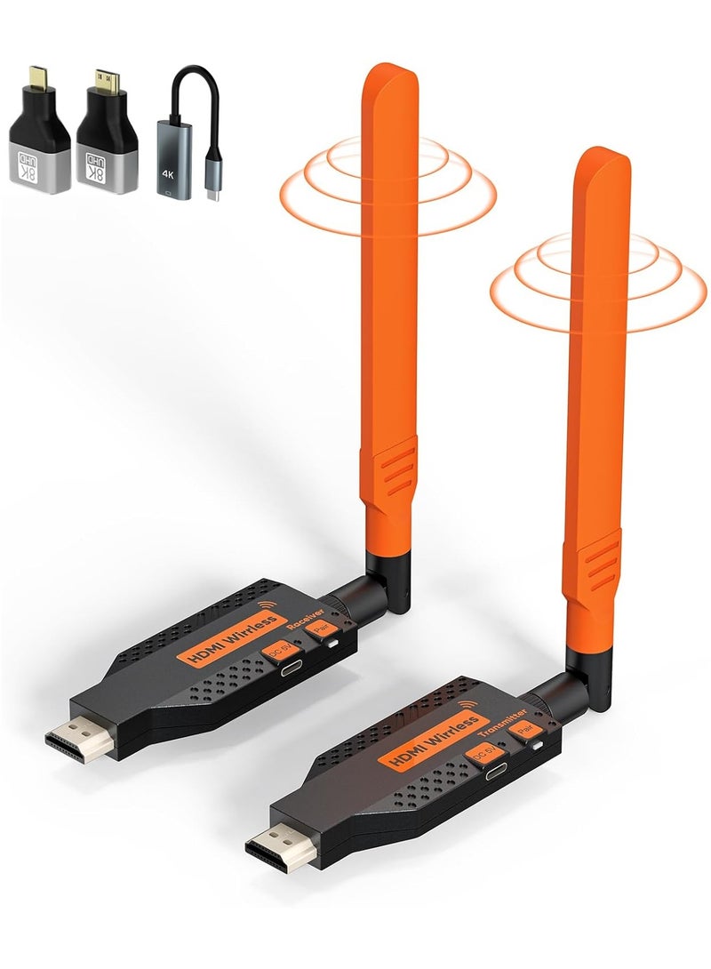 ZESTECH Wireless HDMI Transmitter and Receiver, Long Range 150M/450Ft, 1080P HD Streaming, Plug & Play HDMI Extender for TV, Projector, Laptop, Gaming Console, Ideal for Home, Office, Classroom Use - Image 1