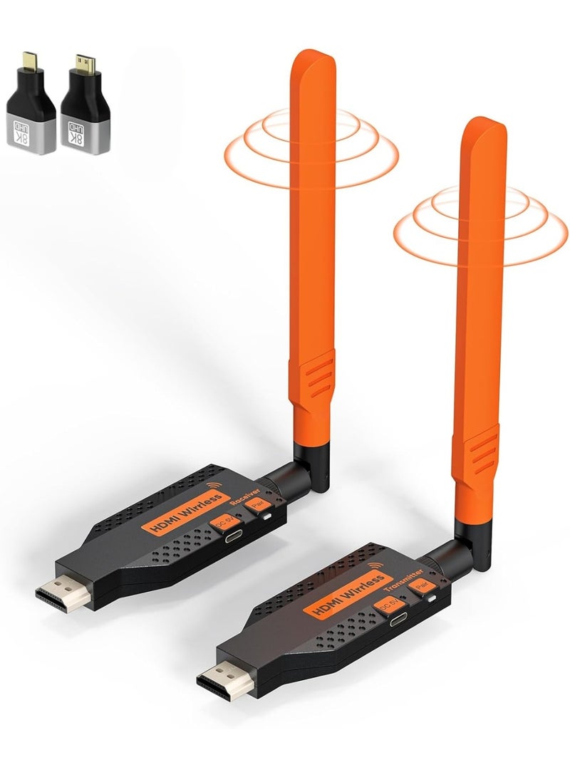 ZESTECH Wireless HDMI Transmitter and Receiver, Long Range 150M/450Ft, 1080P HD Streaming, Plug & Play HDMI Extender for TV, Projector, Laptop, Gaming Console, Ideal for Home, Office, Classroom Use - Image 1