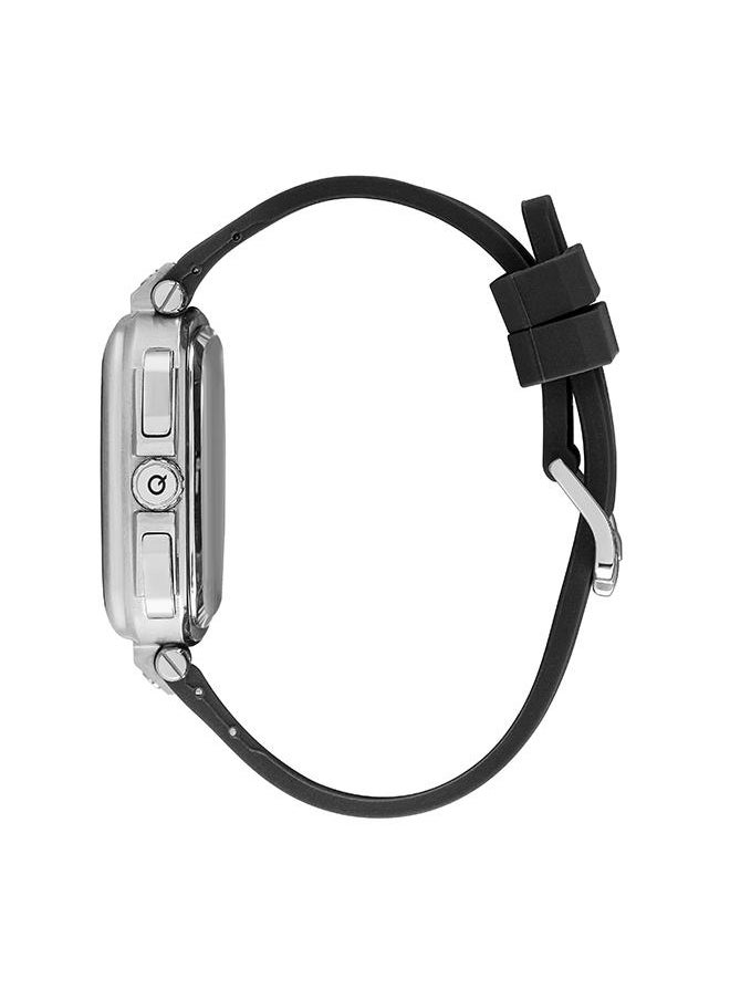 Quantum Quantum Men's Quartz Movement Watch, Multi Function Display and Silicon Strap Strap - PWG1014.351, Black  - Image 2
