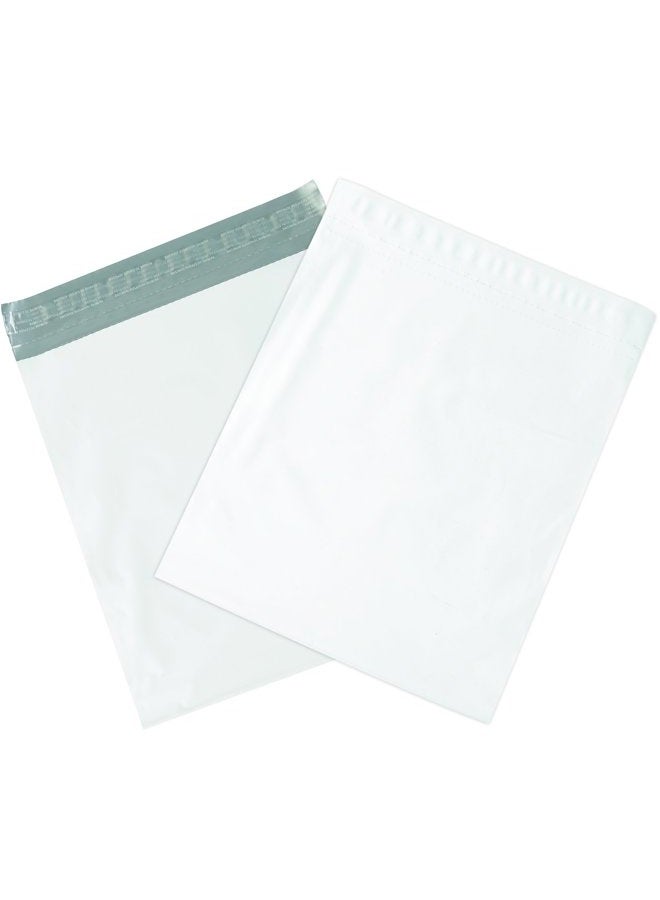 Tape Logic TLEPM20244 Expansion Poly Mailers, 20" x 24" x 4", White (Pack of 100) - Image 1