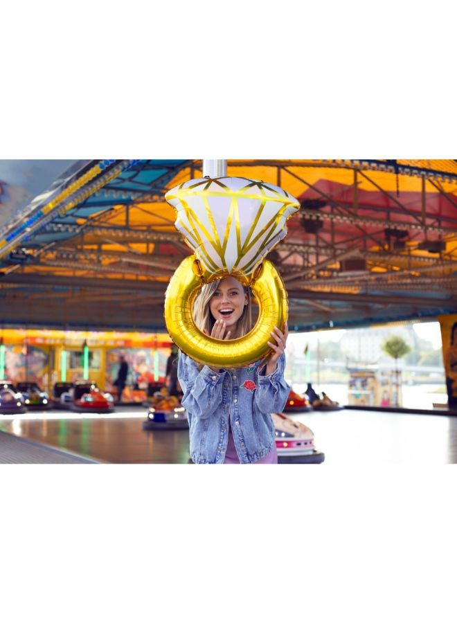 PartyDeco Foil balloon Ring, 60x95cm, mix - Image 2