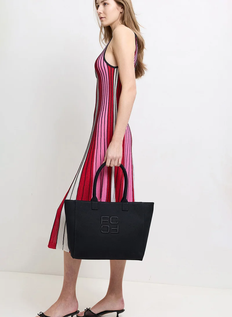 فرنش كونكشن Women Black Kora Tote Bag