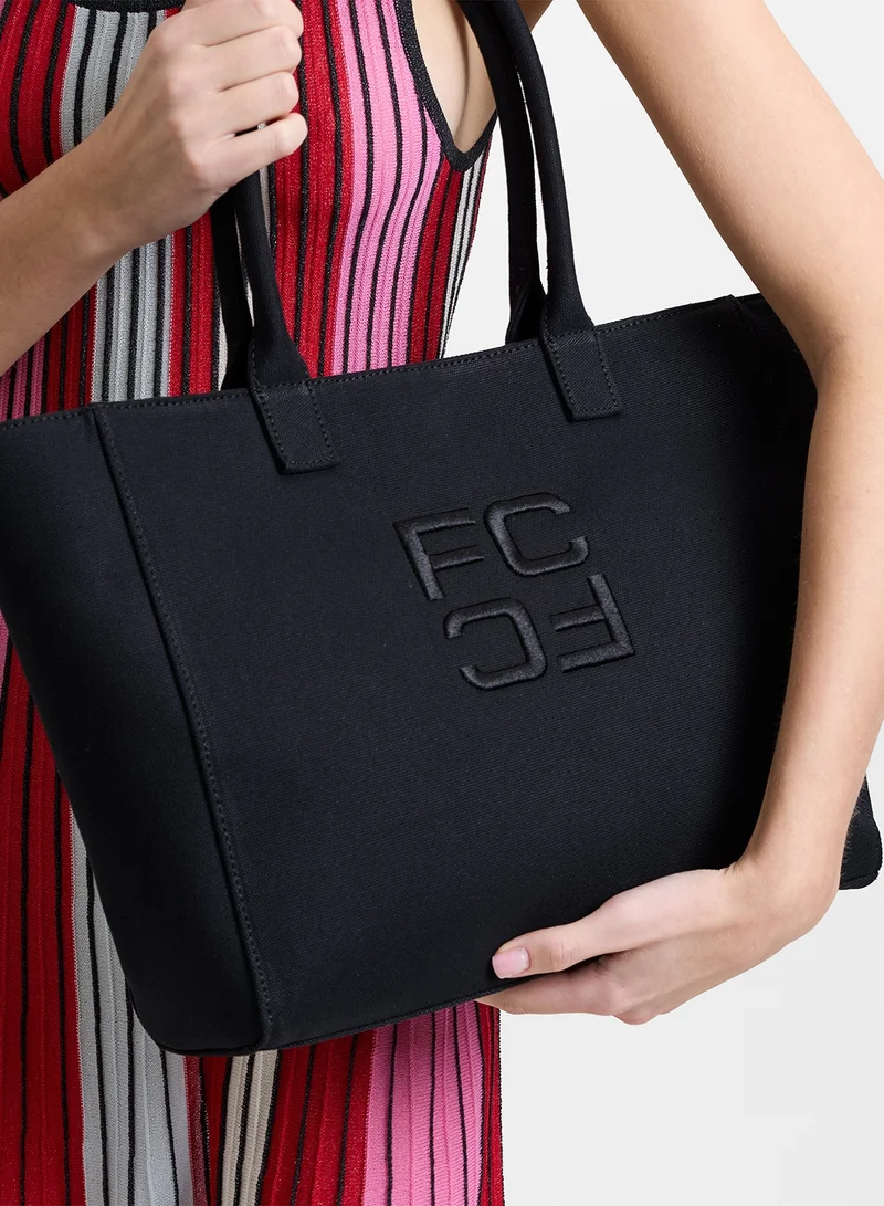 فرنش كونكشن Women Black Kora Tote Bag