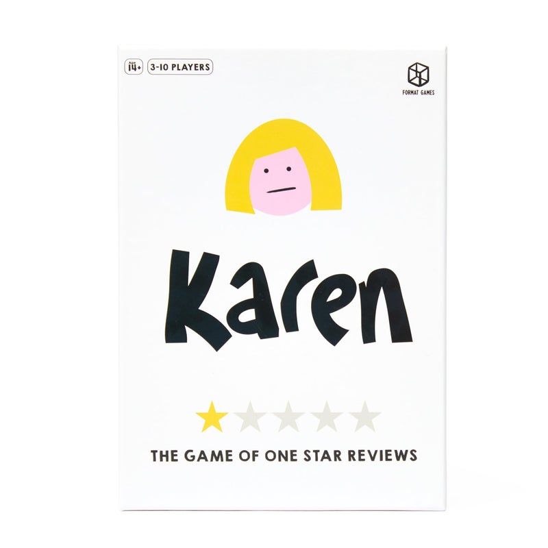 Format Games Karen Party Game by Format Games Hilarious Fake Complaints vs Real OneStar Reviews Fun Bluffing for Game Night Ages 14 310 Players 4590 Minute Playtime - Image 3